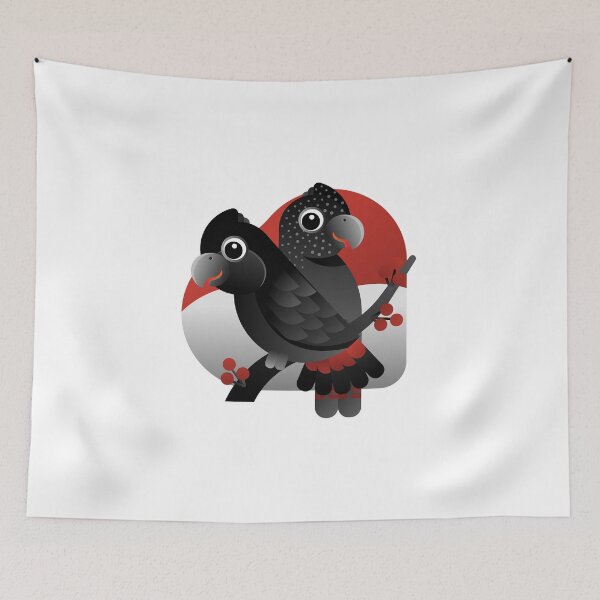 Item preview, Seychelles black parrot designed and sold by SUNDigital123.