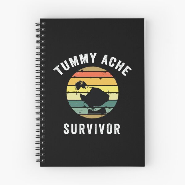 Item preview, Vintage Tummy Ache Survivor Stomachache retro Funny Men Women designed and sold by kotsdesign.