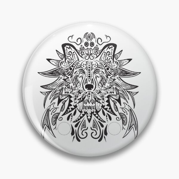 Item preview, Zidika wolf face designed and sold by Rolmani-shop.