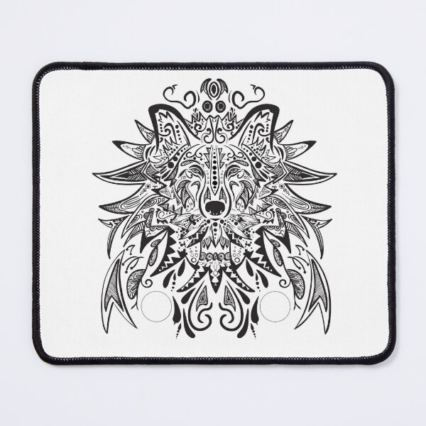 Item preview, Zidika wolf face designed and sold by Rolmani-shop.
