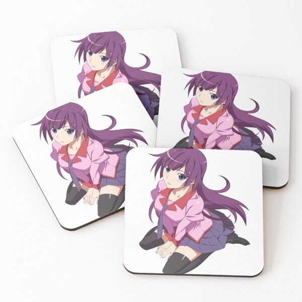 Item preview, Sitting Senjougahara - Monogatari designed and sold by The Waffle Stand.