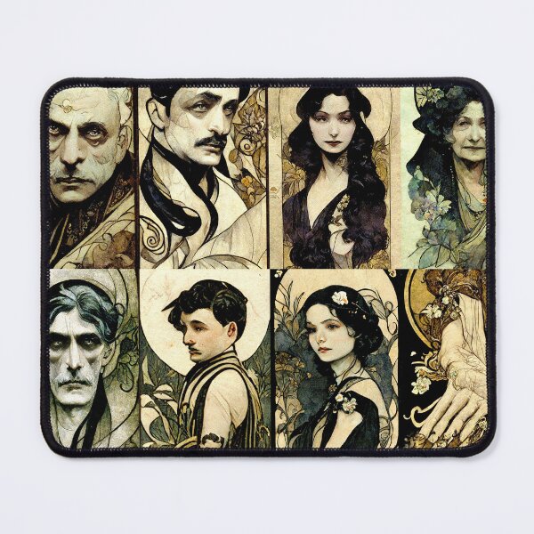 Item preview, Art Nouveau Addamses designed and sold by TheHippieViking.