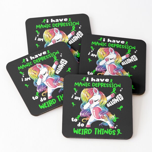 Item preview, Manic Depression Awareness Funny I have Manic Depression i'm allowed to do Weird Things! designed and sold by JanetShop809.