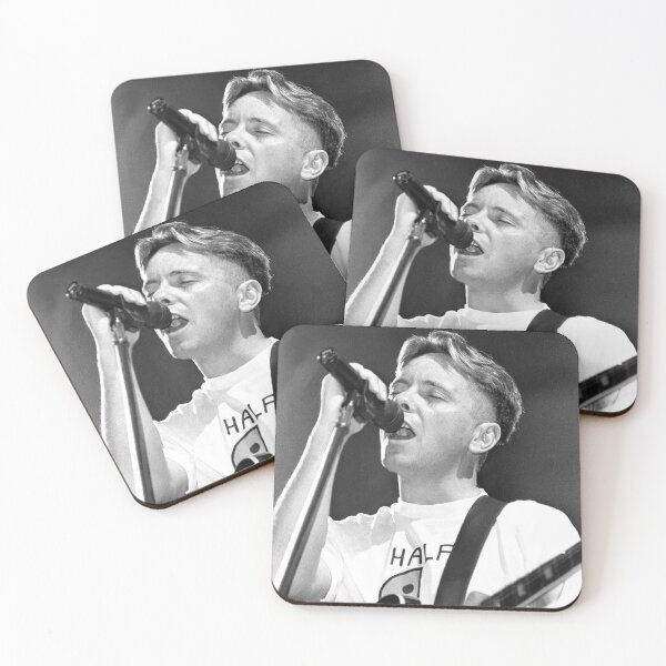 Item preview, Bernard Sumner - New Order - BW Photograph designed and sold by ConcertImages.