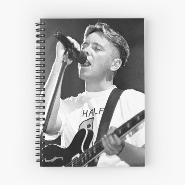 Item preview, Bernard Sumner - New Order - BW Photograph designed and sold by ConcertImages.