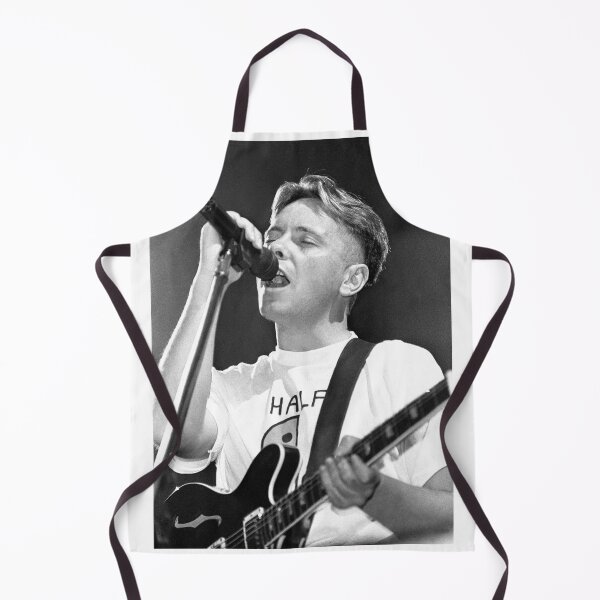 Item preview, Bernard Sumner - New Order - BW Photograph designed and sold by ConcertImages.