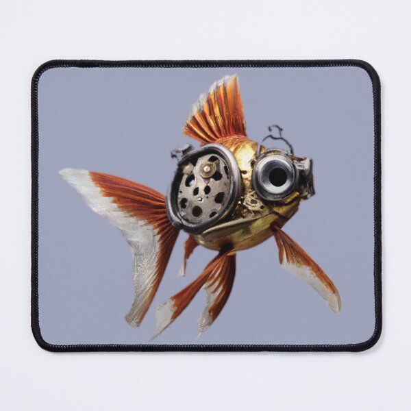 Item preview, Jasper the Steampunk Goldfish designed and sold by Angela Micheli Otwell.
