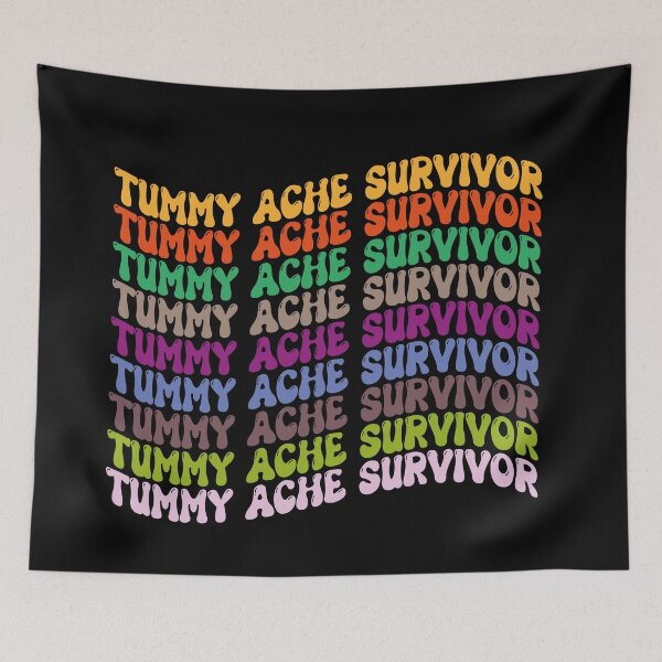 Item preview, tummy ache survivor  designed and sold by CHOOSEYOURS SHOP.