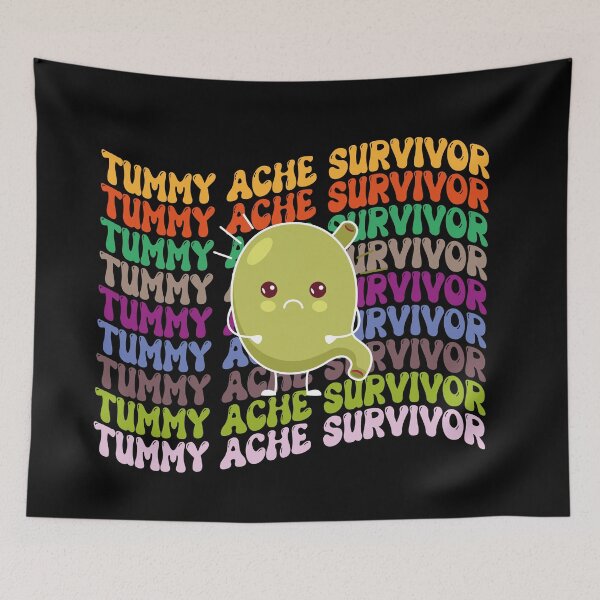 Item preview, tummy ache survivor  designed and sold by CHOOSEYOURS SHOP.