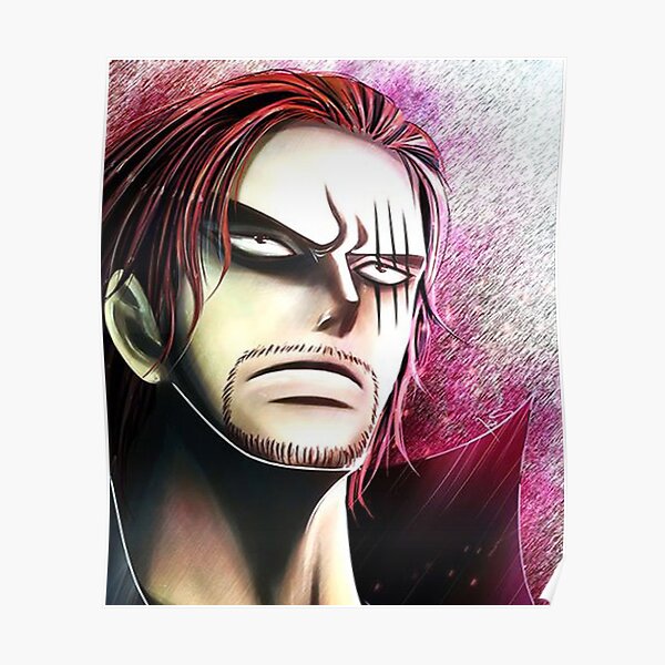 "Akagami Shanks One Piece " Poster for Sale by MoElArt Redbubble