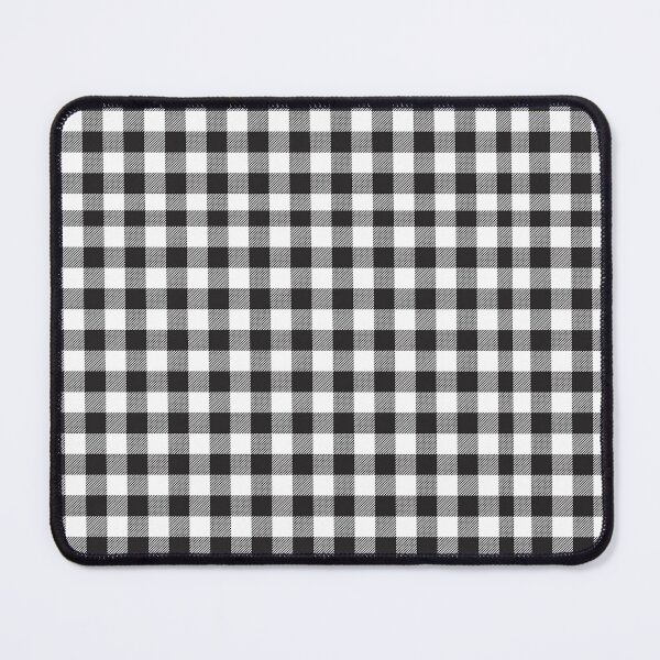 Item preview, Black and White Houndstooth Gingham Plaid designed and sold by SqueakyRicardo.