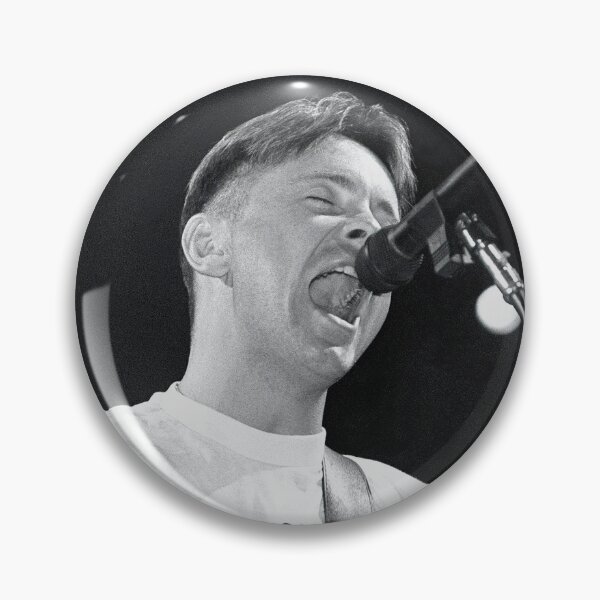 Item preview, Bernard Sumner - New Order - BW Photograph designed and sold by ConcertImages.