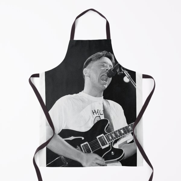 Item preview, Bernard Sumner - New Order - BW Photograph designed and sold by ConcertImages.