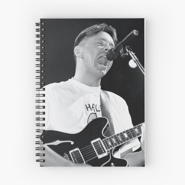 Item preview, Bernard Sumner - New Order - BW Photograph designed and sold by ConcertImages.