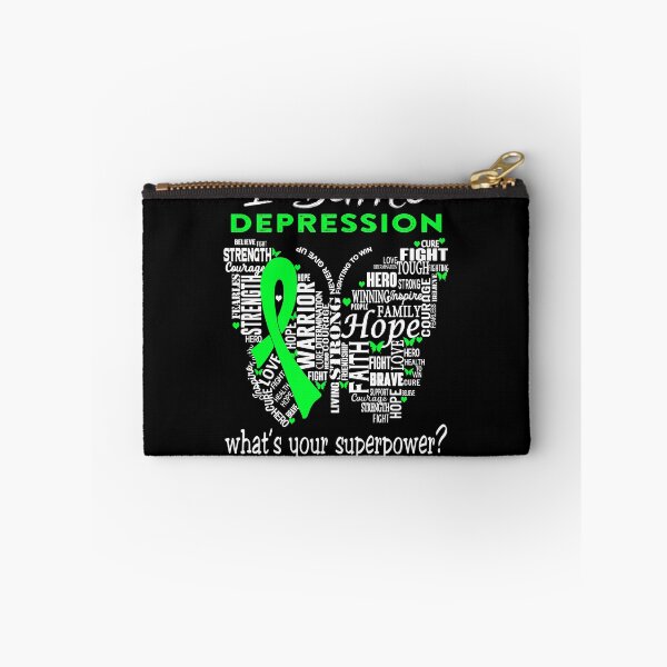 Item preview, Depression Warrior - I Battle Depression What is your Superpower? designed and sold by KirstybShop.