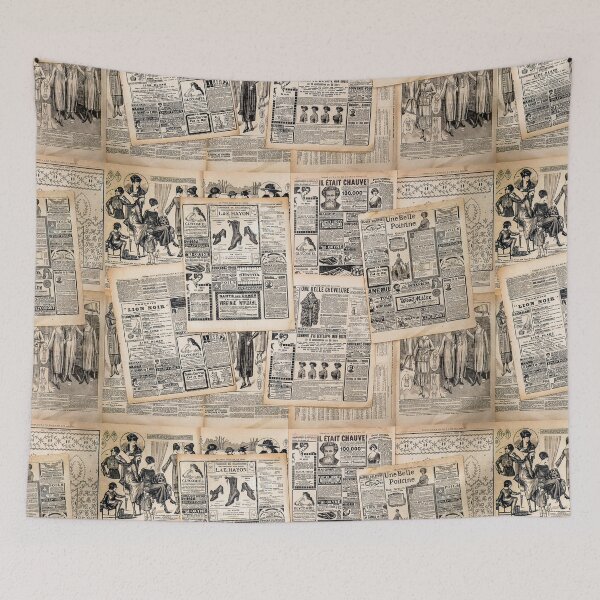 Item preview, Old Vintage Newspaper Sheets designed and sold by silviaol.