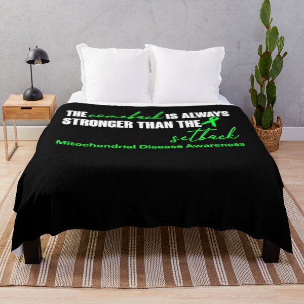 Item preview, Mitochondrial Disease Awareness - The Comeback is Always Stronger Than The Setback designed and sold by Robbsyn.