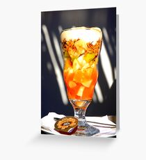 Fruit & Glass Greeting Card