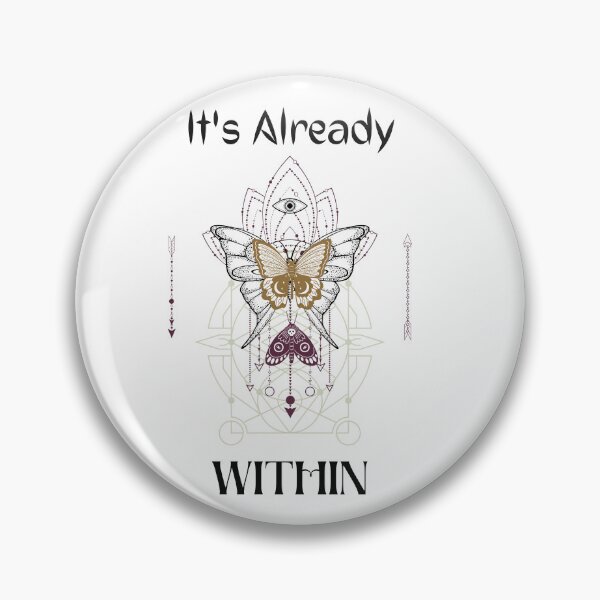 Item preview, It's Already Within - Sacred Geometry butterfly moth with seeing eye designed and sold by TheMajesTee.