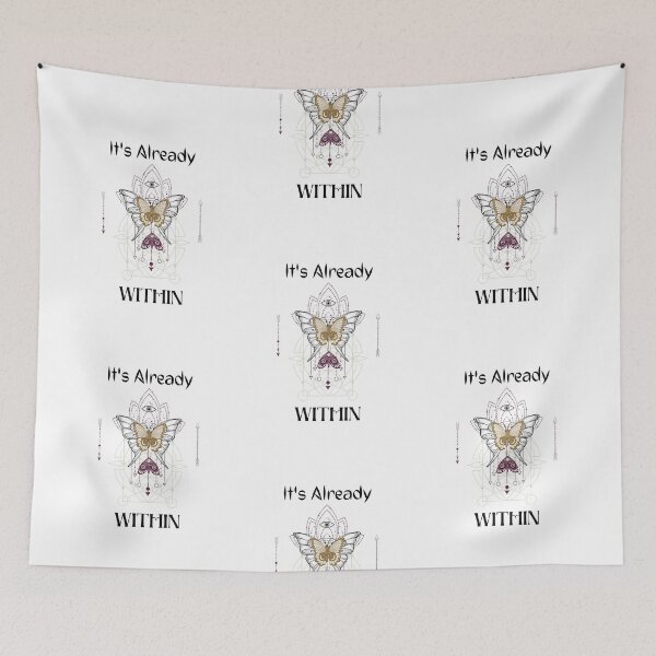 Item preview, It's Already Within - Sacred Geometry butterfly moth with seeing eye designed and sold by TheMajesTee.