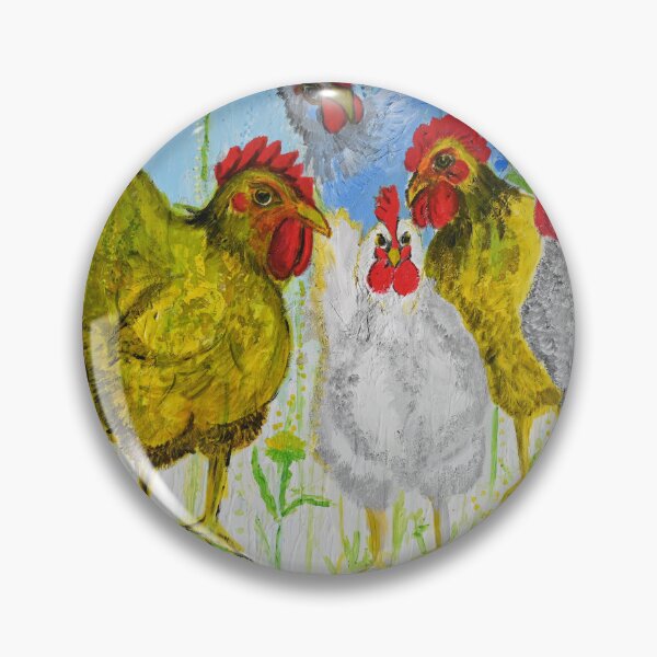 Item preview, Colorful chickens designed and sold by susannvoelske.