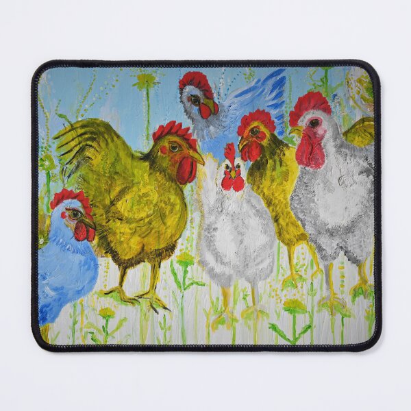 Item preview, Colorful chickens designed and sold by susannvoelske.