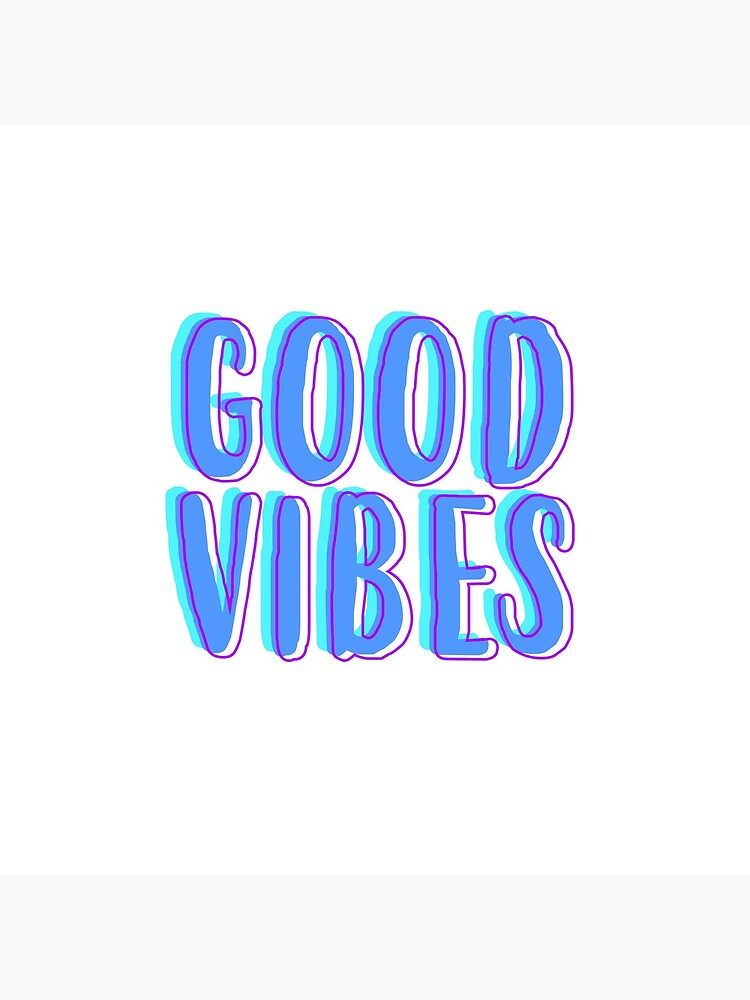 Good Vibes Blue | Sticker