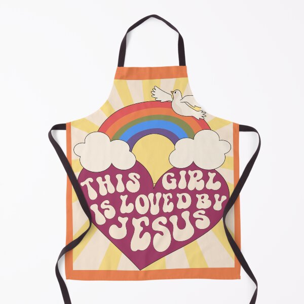 Item preview, 70s Style This Girl Is Loved By Jesus Design For Christians designed and sold by OliviaGbyKyro.