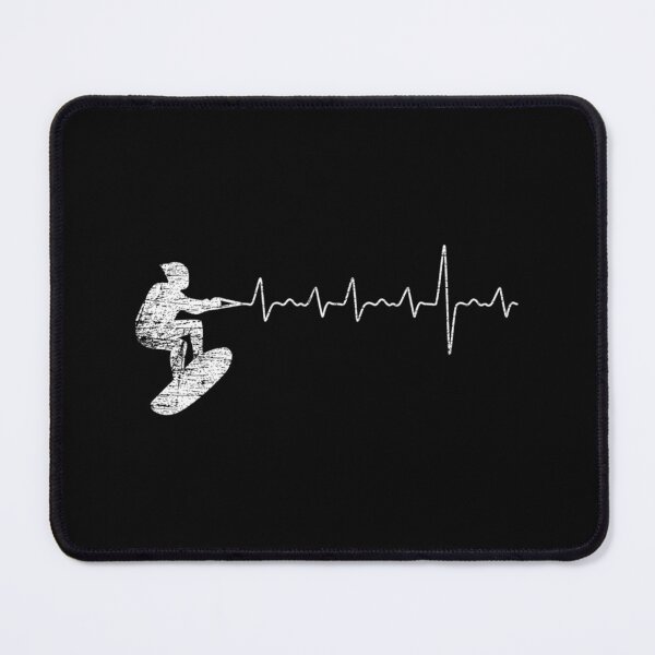 Item preview, Heartbeat Wakeboard Wakeboarder Retro Essential T-Shirt designed and sold by gusplawn5.