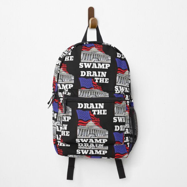 Item preview, Drain the Swamp with Image of the Capital Building and American Flag designed and sold by AmericaFreedom.
