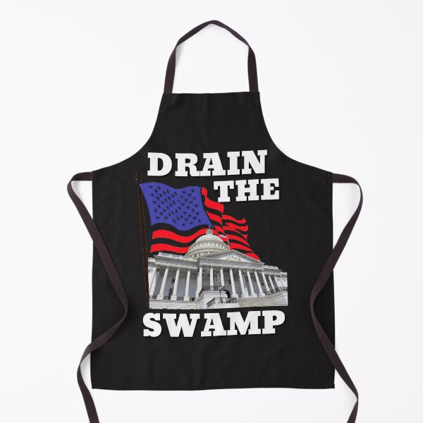 Item preview, Drain the Swamp with Image of the Capital Building and American Flag designed and sold by AmericaFreedom.