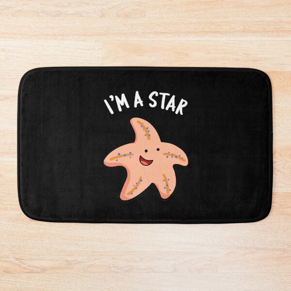 Item preview, I'm A Star Funny Starfish Puns (Dark BG) designed and sold by punnybone.