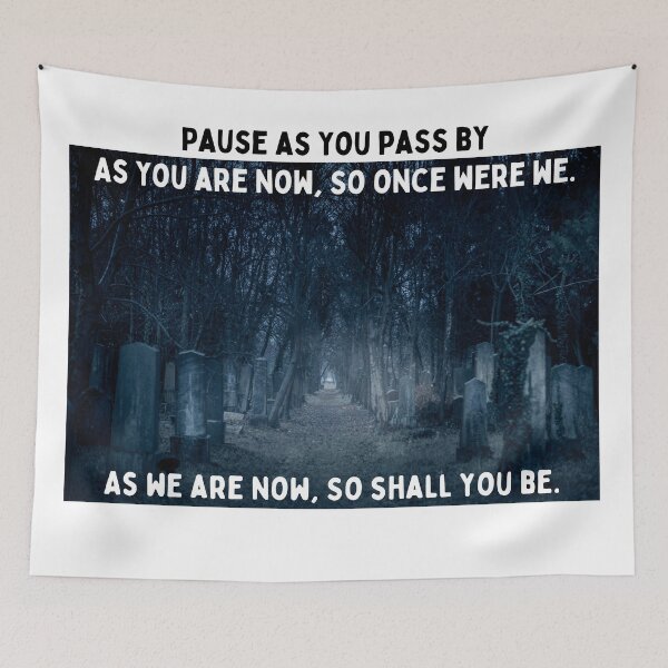 Item preview, Pause at the grave designed and sold by DRJProds-Merch.