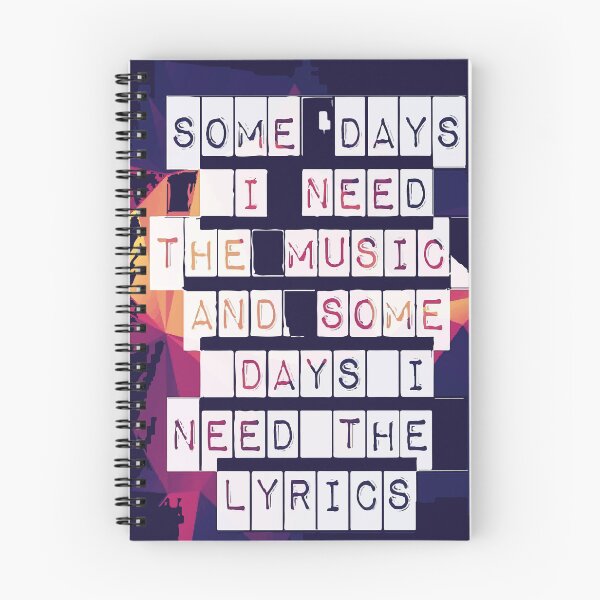 Item preview, Some days I need the music and some days I need the Lyrics  - LJWDesigns designed and sold by LJWDesigns.