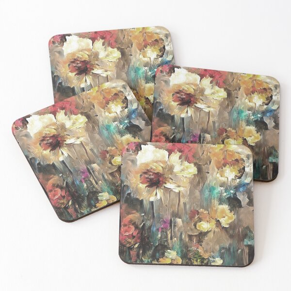 Item preview, abstract flowers designed and sold by Creaciontrompiz.