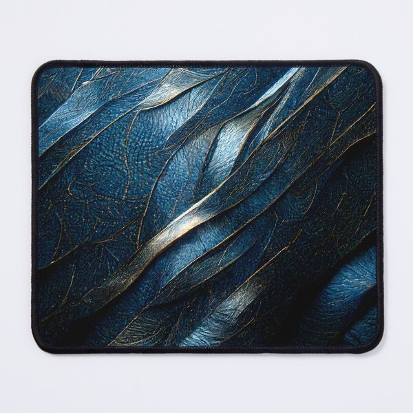 Item preview, Luxury Dark Blue Metal Ornate Metallic Texture designed and sold by MythicPrompts.