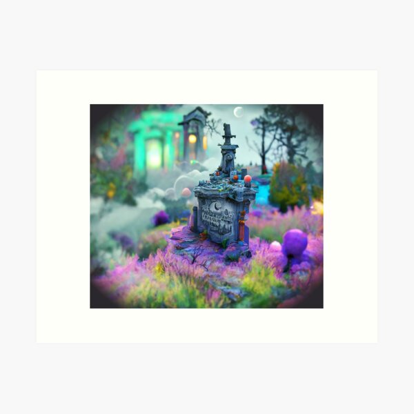 Item preview, Graveyard Halloween  designed and sold by culturestash.
