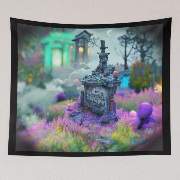 Item preview, Graveyard Halloween  designed and sold by culturestash.