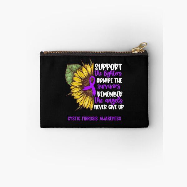 Item preview, Cystic Fibrosis Awareness - Support the Fighters Admire the Survivors Remember the Angels Never Give Up designed and sold by whlrcheryl.