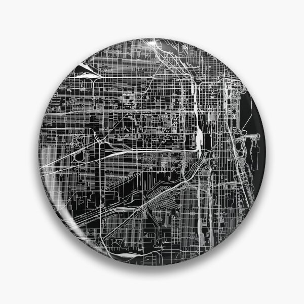 Item preview, Chicago Black Map designed and sold by multiplicitymap.