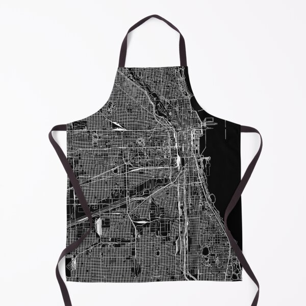 Item preview, Chicago Black Map designed and sold by multiplicitymap.
