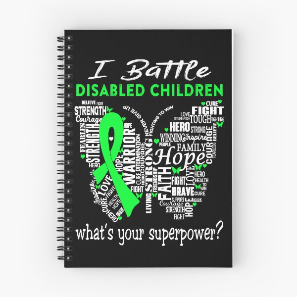 Item preview, Disabled Children Warrior - I Battle Disabled Children What is your Superpower? designed and sold by KirstybShop.
