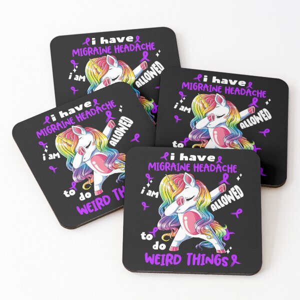 Item preview, Migraine Headache Awareness Funny I have Migraine Headache i'm allowed to do Weird Things! designed and sold by JanetShop809.
