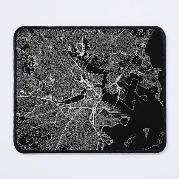 Item preview, Boston Black Map designed and sold by multiplicitymap.