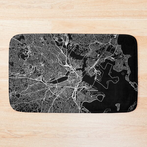 Item preview, Boston Black Map designed and sold by multiplicitymap.
