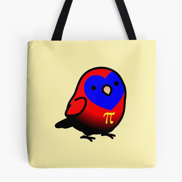 Item preview, Chubby Polyamory LGBT+ Pride Lovebird designed and sold by birdhism.