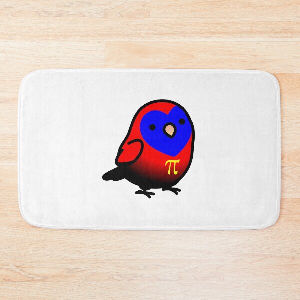 Item preview, Chubby Polyamory LGBT+ Pride Lovebird designed and sold by birdhism.