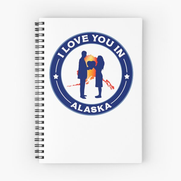 Artikelvorschau, I love you in Alaska - Love & Happiness in Alaska, USA -  entworfen und verkauft von 1212-Design.