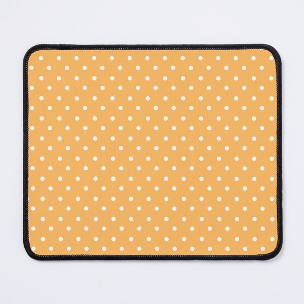 Item preview, Ivory Tiny Polka Dots Marigold Yellow Background designed and sold by burbankdesigns.