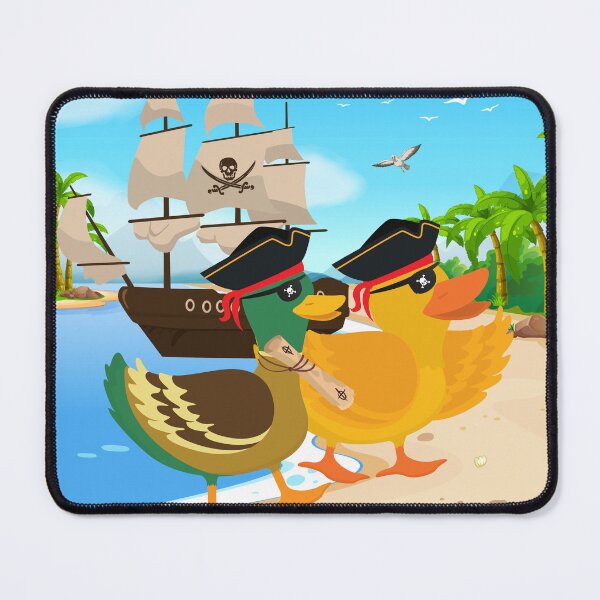 Item preview, Cute Pirate Ducks on beach designed and sold by Write-to-Rebel.